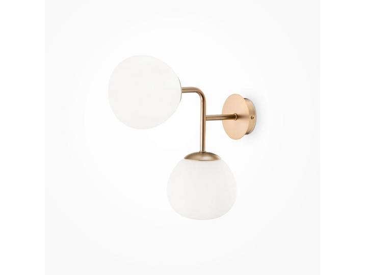 Maytoni Wandleuchte, Goldfarben, Metall, 15x36x33 cm, CE, gleichmässige Lichtverteilung, Lampen & Leuchten, Innenbeleuchtung, Wandlampe, Wandlampen