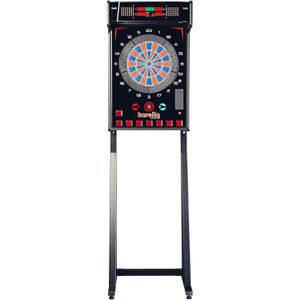 Karella Dartscheibe E-Master, elektronisch, 1 - 4 Spieler, aus Kunststoff, mit Standfuß, für Softdarts