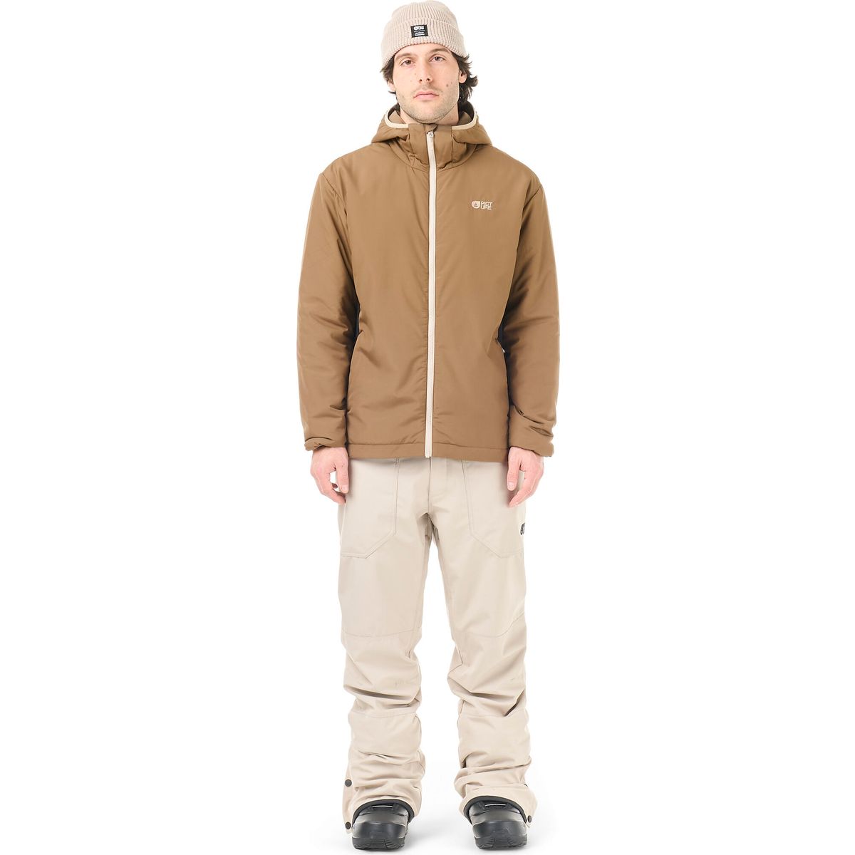 Picture Lanin Hooded Jacket (C) M SMT0180CShitakeM