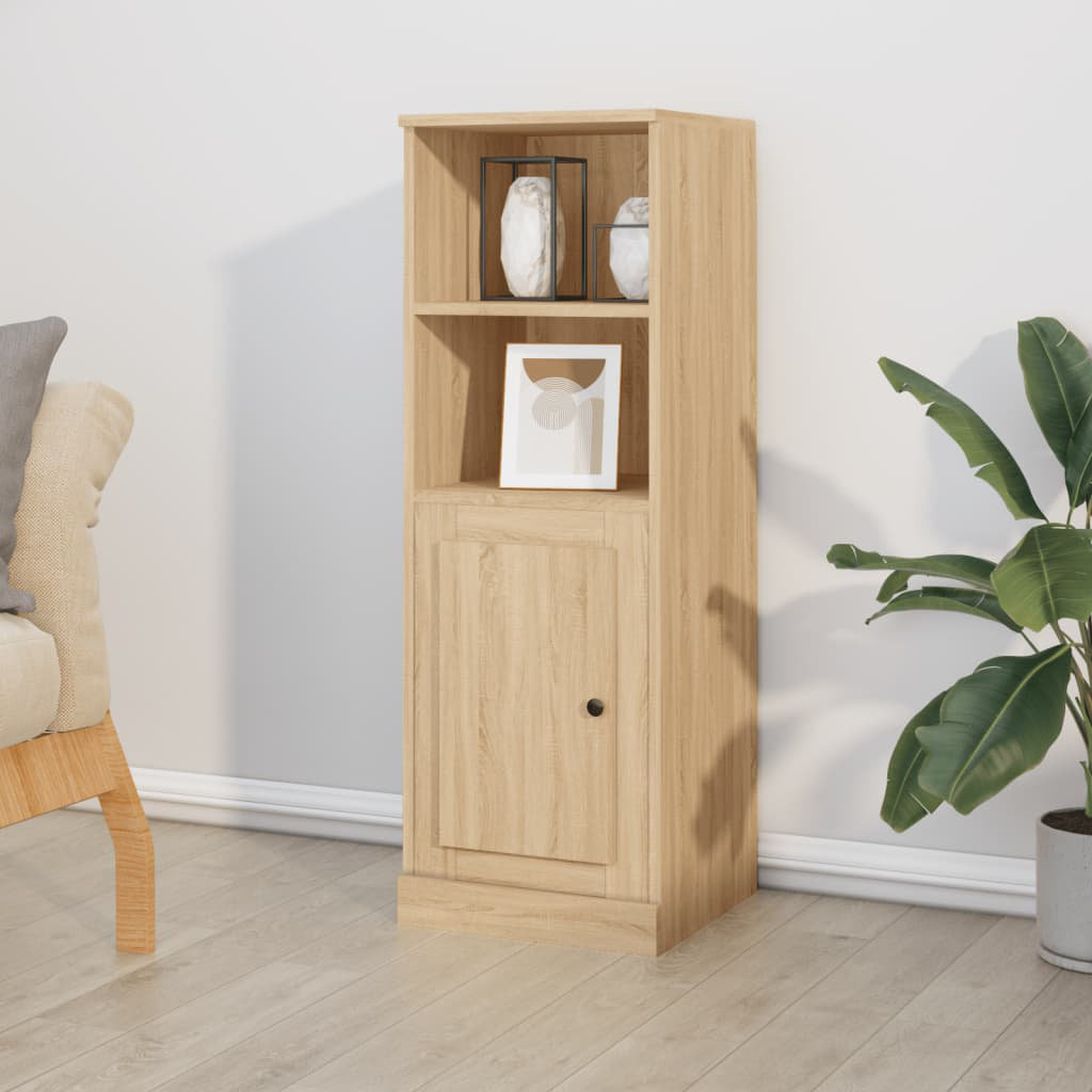 Alpen Home Myrasol 36 cm W Highboard Sonoma Oak 103.5cm H X 36cm W X 35.5cm D