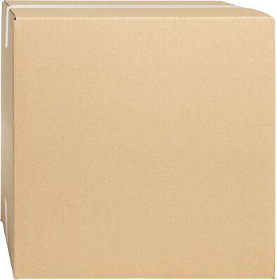 Wellpapp-Faltkartons, 1-wellig, 300 x 300 x 300 mm, braun