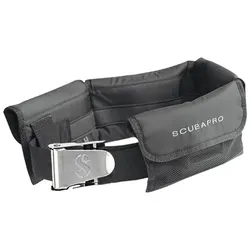 Scubapro Taschenbleigurt mit Edelstahlschnalle - Gr: XL - 6 Taschen