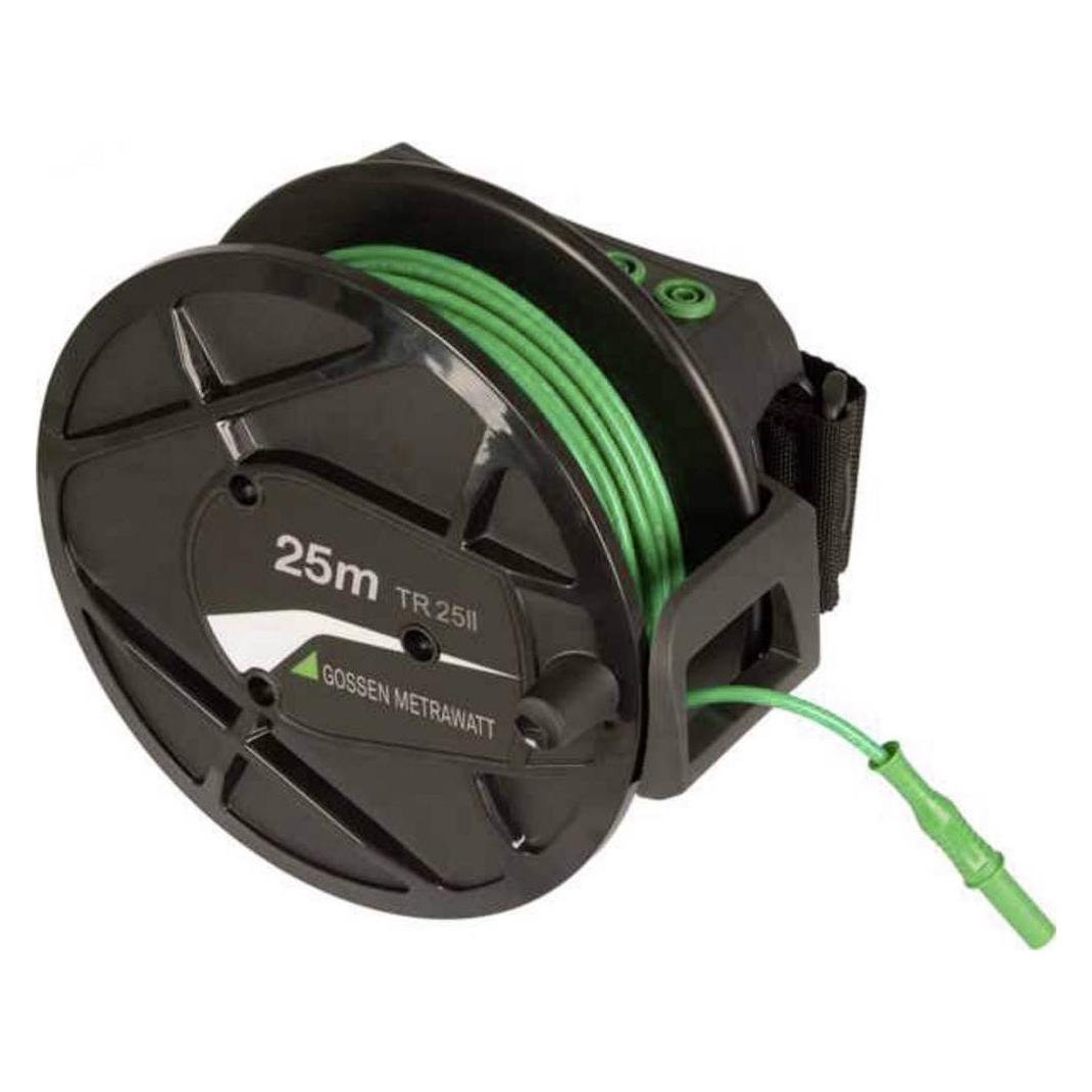 Gossen TR25 II Kabeltrommel für Niederohm und Erdungsmessung 25m (Z503X)