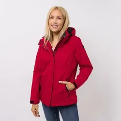 CENTIGRADE ACTIVE Funktionsjacke abnehmbare Kapuze 2-Wege-Reißverschluss figurumspielend