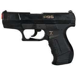 Spielzeugpistole "Agent", schwarz, 18 cm