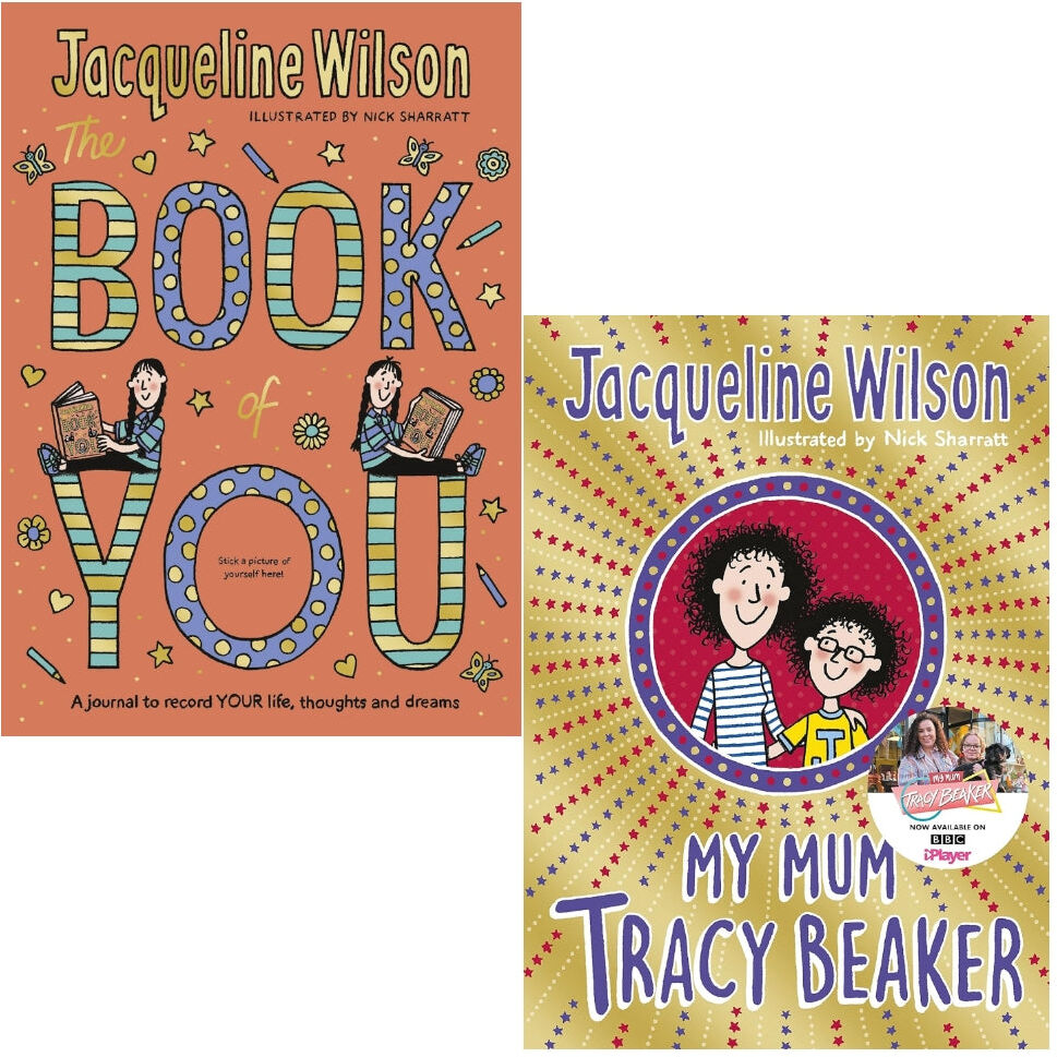 Penguin Jacqueline Wilson 2 Books Set (My Mum Tracy Beaker [Hardcover], The Book of You)