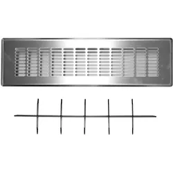 VAILLANT Zuluftgitter für Boden-/Wandauslass Langloch Edelstahl