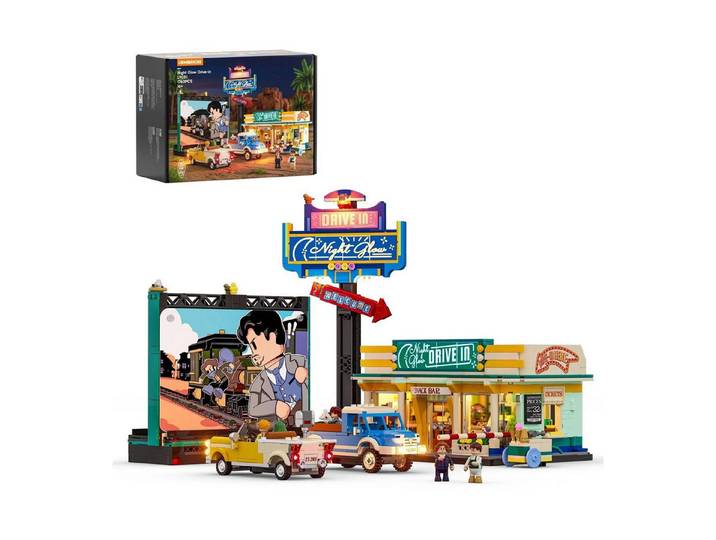 Lumibricks Lumibricks Night Glow Drive-in (1760 Teile) Konstruktionsspielsteine
