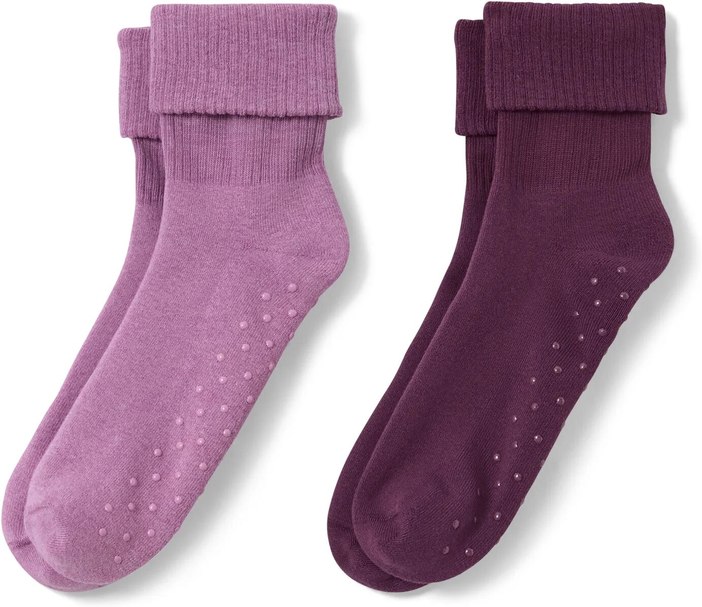 Tchibo - 2 Paar Stoppersocken - Damen - Gr. 39-42 - dunkellila