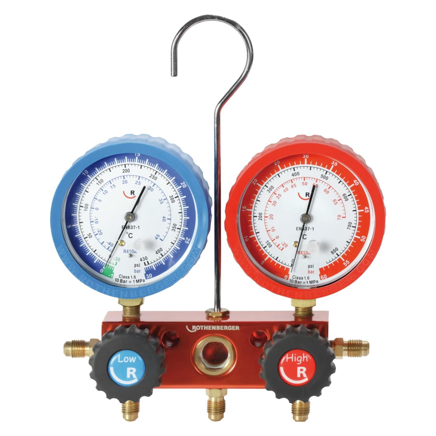 Rothenberger Analoge Monteurhilfe 2-Wege R410A-R32 (1000001426)