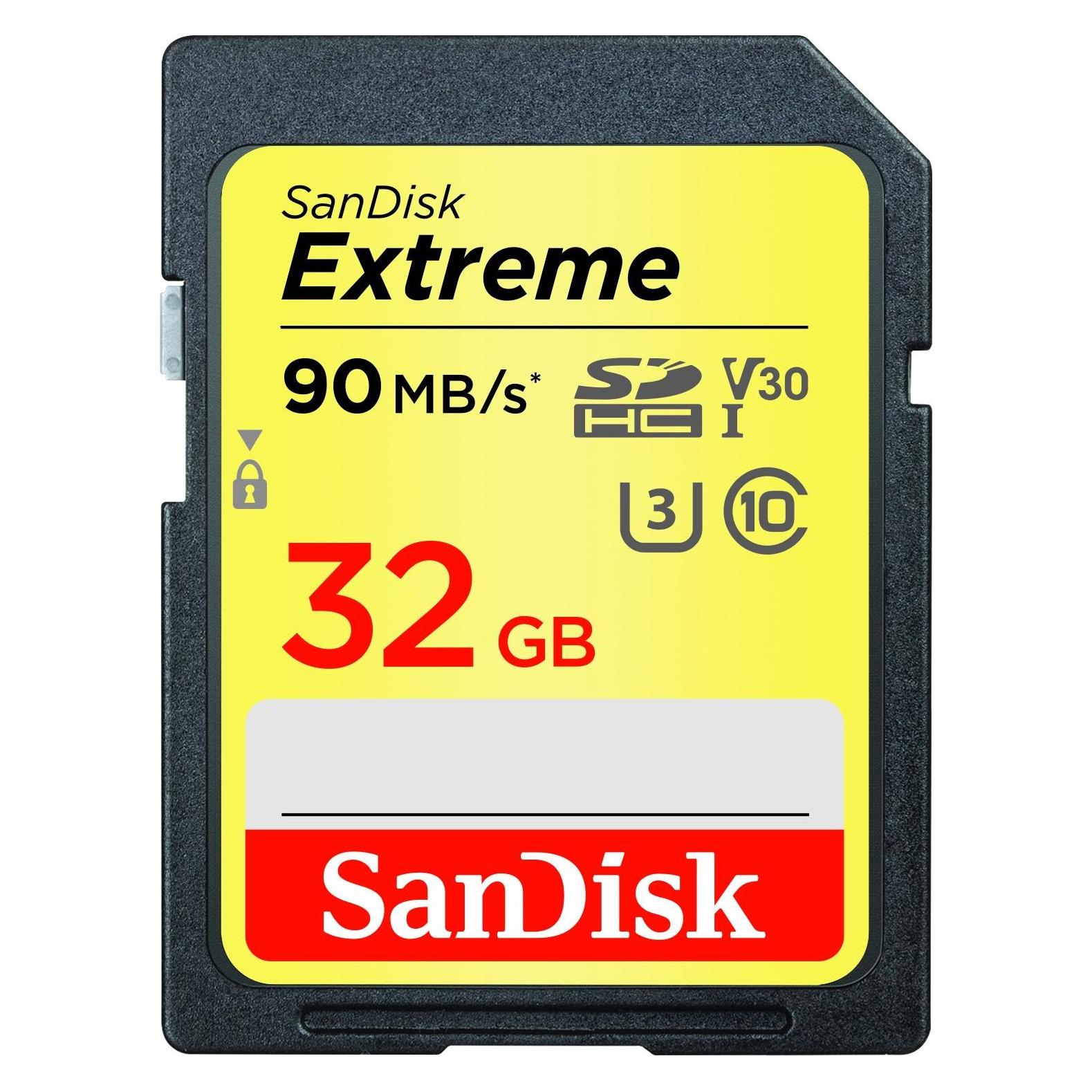 WD Extreme Plus 32gb Sdhc Memory (32 GB, SDHC, U3, UHS-I) (SDSDXWT-032G-GNCI2)