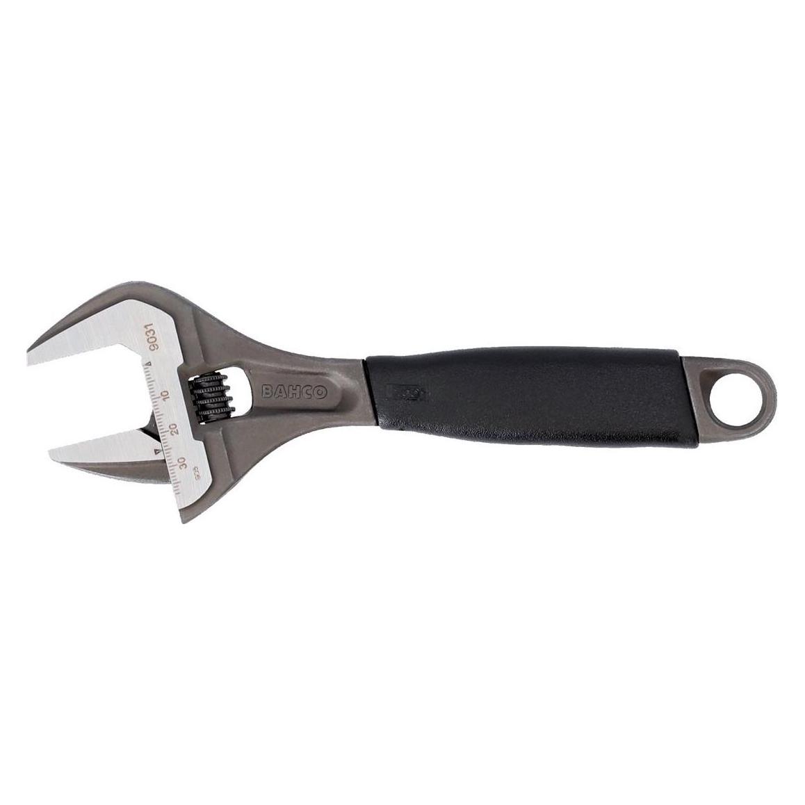 Bahco ERGO 38-mm-Rollgabelschlüssel mit extragrosser Öffnungsweite, Zentralmutter und Gummigriff, phospha (38 mm) (9031)