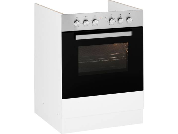 Herdumbauschrank KOCHSTATION KS-Kehl , weiß, B:60cm H:82cm T:60cm, MDF, Schränke, Herdumbauschrank, ohne Arbeitsplatte