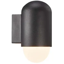 Nordlux Outdoor Wandleuchte HEKA, E27, IP44, schwarz NORD-2118211003