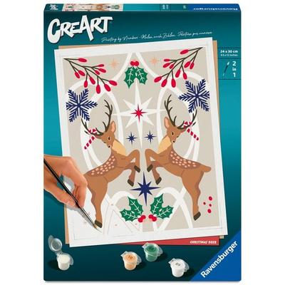 CreArt Adults Trend - Weihnachtlicher Hirsch