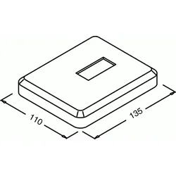 Zehnder Zubehör Kunststoffkappe AD1 für STF 703000