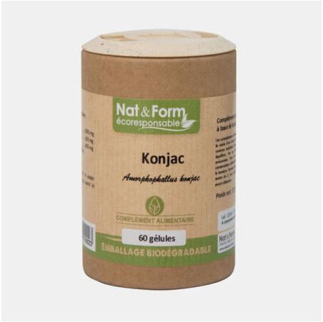 NAT&form KONJAC 60 CAPSULAS