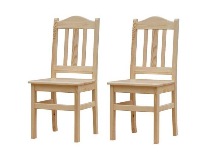 Chaise en bois COULEUR LAQUÉE 2 pièces.