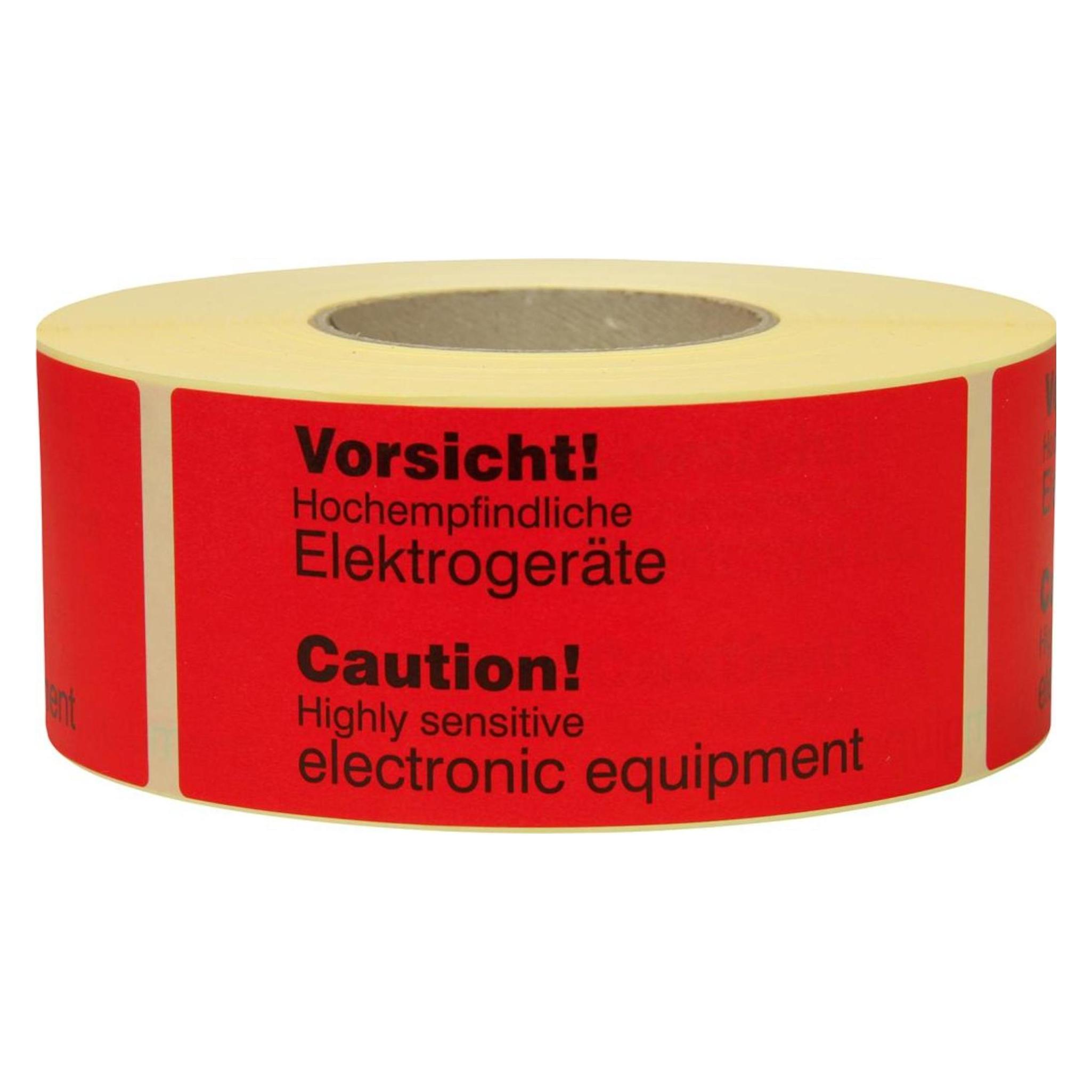 Transpak Trans-Pak Hinweis Etiketten Senitive electronic (8370018)