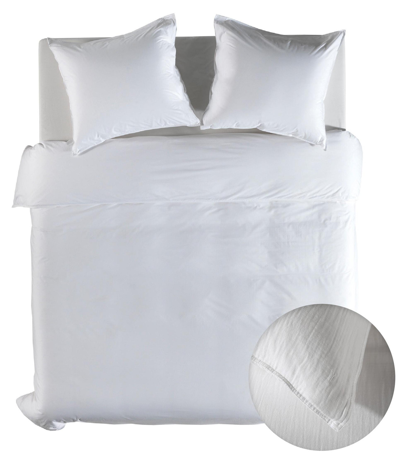 Heckett Living Dekbedovertrek Suite Guadeloupe Blanc de Blanc 200x220 cm