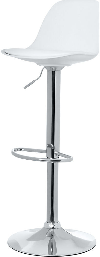 Barhocker BOBBA, mit Sitzkissen, VE 2 Stück, weiß meet