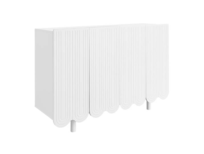 Meuble de Salle de Bain Moderne en Bois Blanc