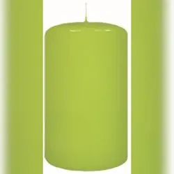 Kopschitz Kerzen Kerzen Stumpenkerzen Lime (Hellgrün), 70 x 70 mm, 12 Stück