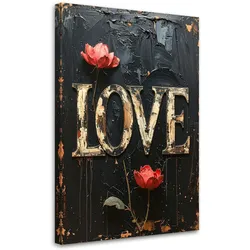 LEINWANDBILD Inschriften und Zitate 20x30cm