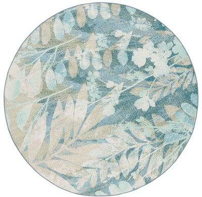SAFAVIEH Barbados Dorrit Tropical Botanical Waterproof Patio Backyard Rug