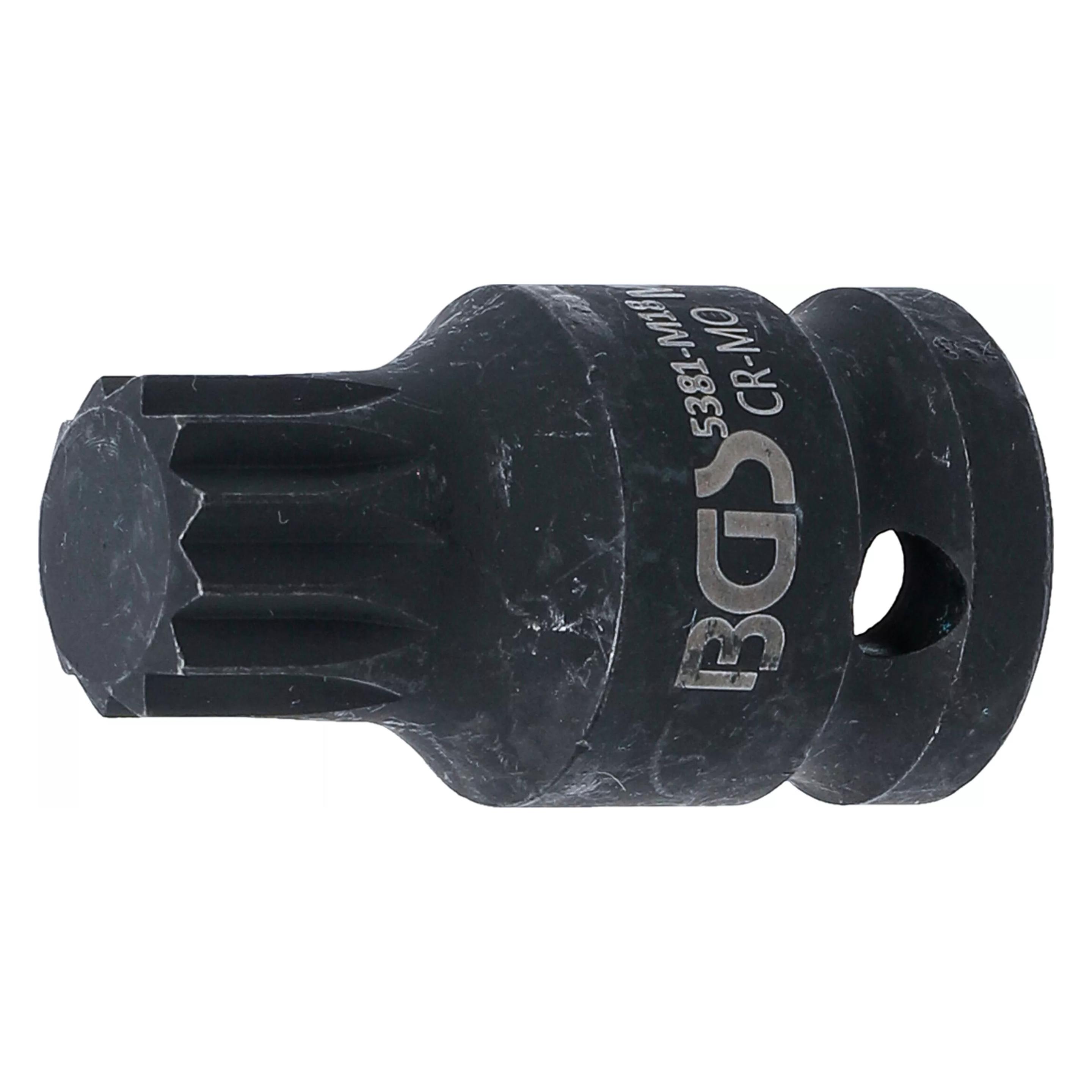 BGS Kraft-Bit-Einsatz (Innenvielzahn) (5381-M18)