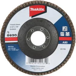 Makita Fächerschleifscheibe 115mm A80 - D-63454