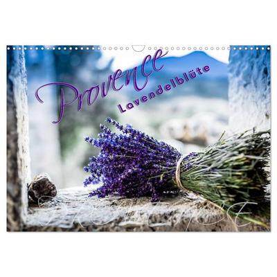 Provence - Lavendelblüte (Wandkalender 2026 DIN A3 quer), CALVENDO Monatskalender