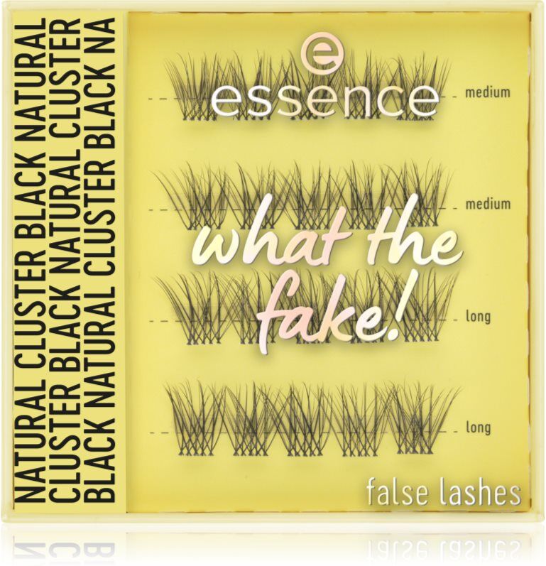 essence WHAT THE FAKE! false eyelashes 06 Natural Cluster Block 1 pc
