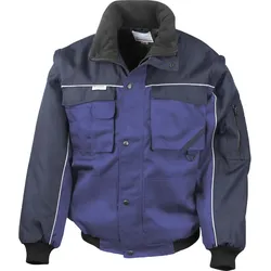 Result WORK-GUARD Unisex Workwear Jacke mit abnehmbaren Ärmeln Bundjacke R071X royal/navy M