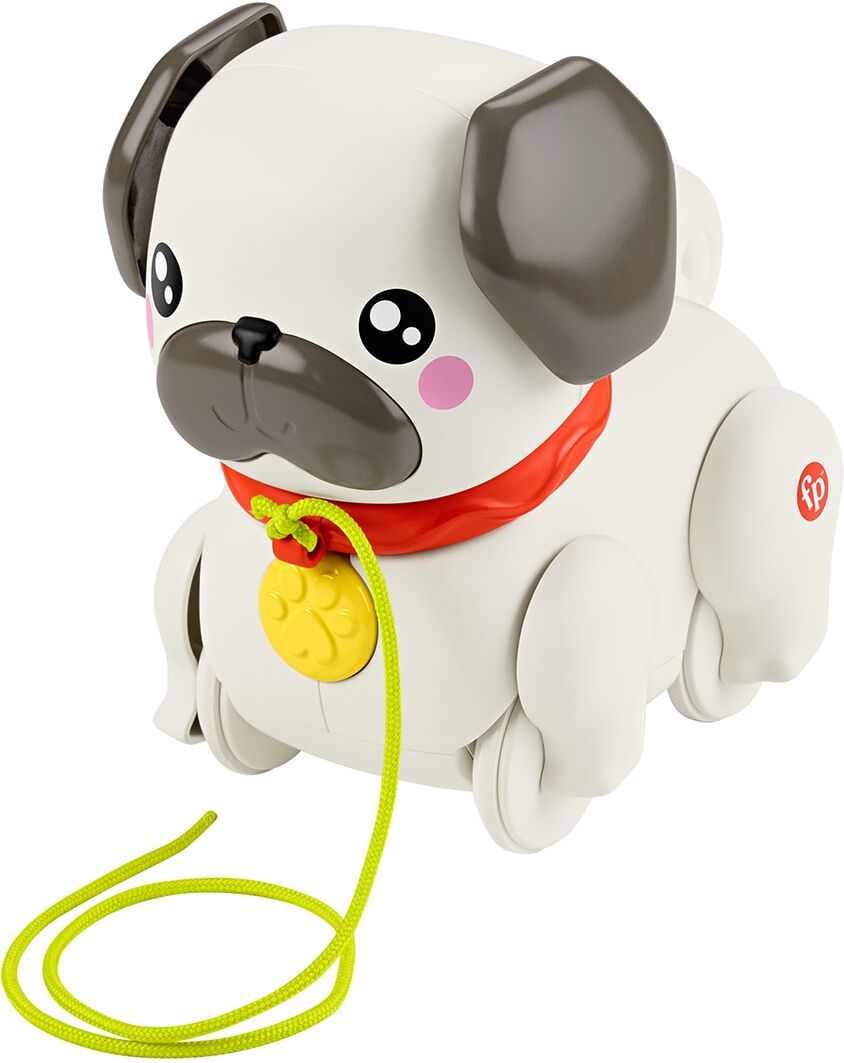 Fisher-Price Juguete de arrastre Pasea al perrito Pug .
