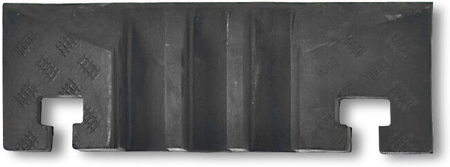 Moravia Passe-câbles grand élément de finition avec rainure noir 283 × 600 × 75 mm (279.20.233)