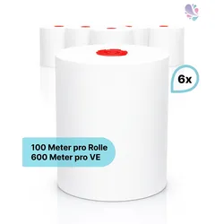 Handtuchrollen 6 Rollen je SET, 2-lagig, 100m je Rolle, 100% TAD-Qualität, für Cosmos Handtuchspender