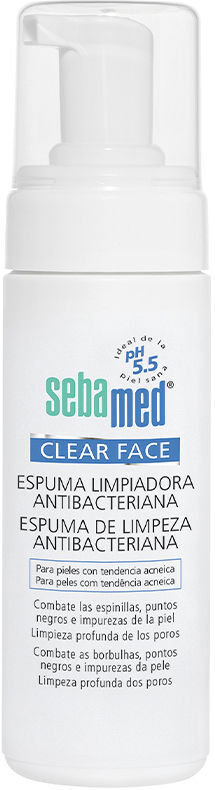 Sebamed Clear Face espuma limpiadora antibacteriana 150 ml