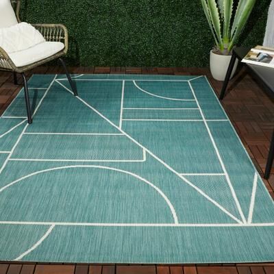 Balta Rugs Bonomi Abstract Contemporary Indoor/Outdoor Area Rug