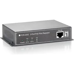 LevelOne POR-0202 2-Port PoE-Plus Repeater, WLAN Repeater