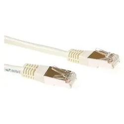 ACT Ivory 7 meter F/UTP CAT5E patch cable with RJ45 connectors. Cat5e f/utp ivory 7.00m (F/UTP, CAT5e, 7 m), Netzwerkkabel
