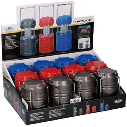 Dunlop ausziehbare Camping Laterne 30 LED