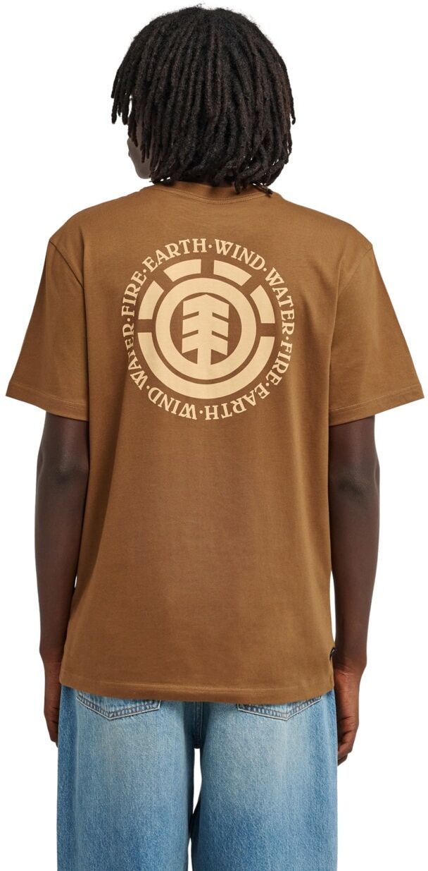 T-Shirt ELEMENT "Seal Bp", Herren, Gr. L, braun (sepia), Obermaterial: 100% Baumwolle., Shirts T-Shirt sepia L