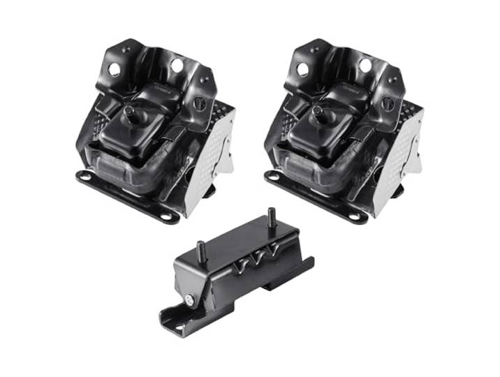 VEVOR Support Moteur et Transmission Compatible avec Chevrolet Silverado 1500 5\,3 L V8 2007-2013\, Kit de Montage Moteur et Transmission 3PCs\, OEM A5365\, A5365 et A2638\, Support Sécurisé\, Auto