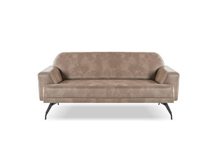 Xlmoebel 2-Sitzer Sofa Modern Minimalistisch 2-Sitzer Schlichte Formen Beige, 1 Teile