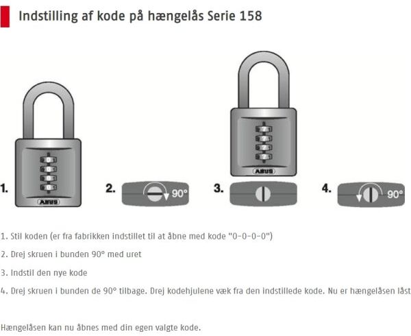 Abus Hængelås 158/50