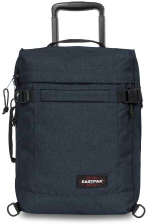 Eastpak Strapson 43cm 2-Wheel Underseat Cabin Case & Backpack - Triple Denim