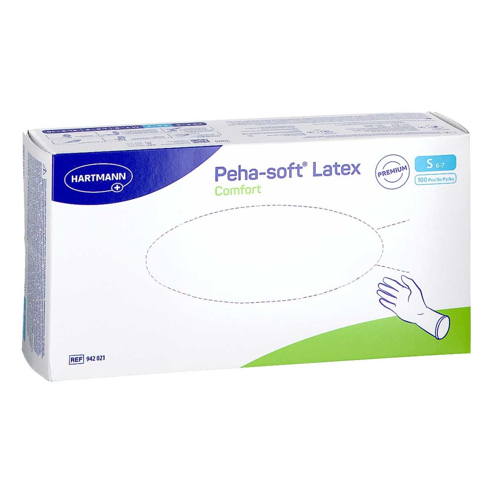 PAUL HARTMANN AG Peha-soft Latex Comfort Unt.hands.unsteril Pf S 19296670