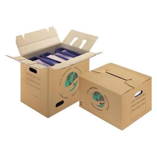 Rajapack Raja Umzugskarton 2-wellig Pappe 320 (B) x 360 (T) x 480 (H) mm Braun (20 Stk.) (CDP07)