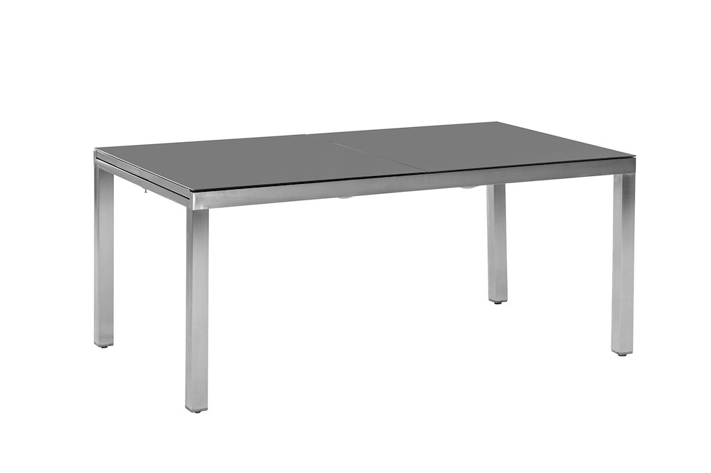 MERXXHANDELS Tisch silber/grau 150x90cm Edelstahl 16909033